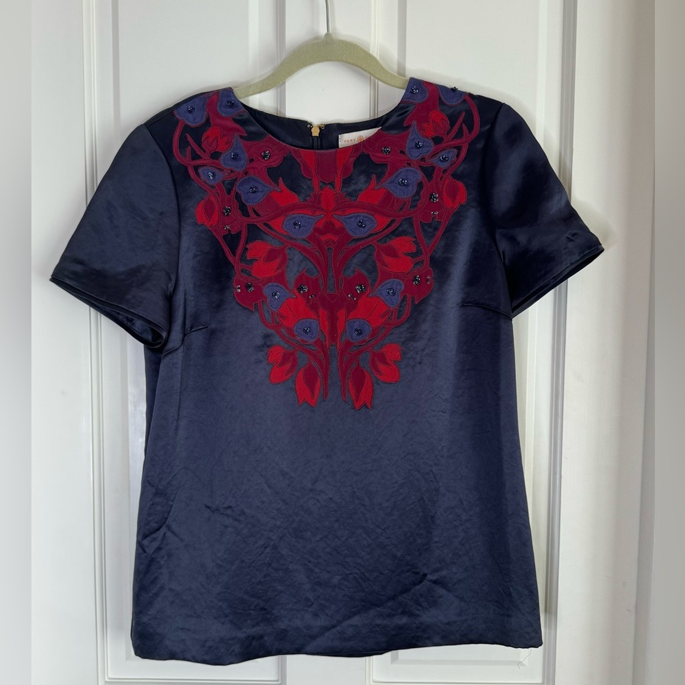 TORY BURCH - appliqué top